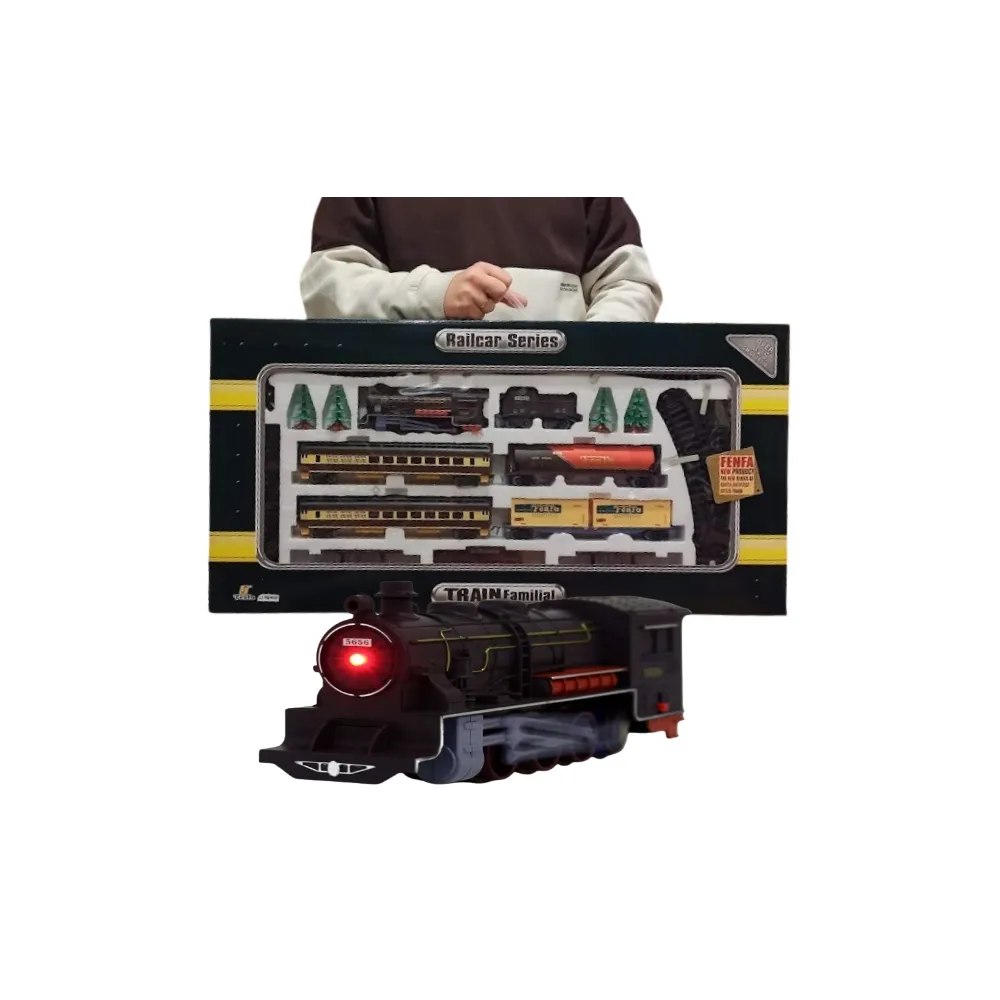 Pociąg Kolejka Elektryczna Fenfa Zestaw ciuchcia kolej A1