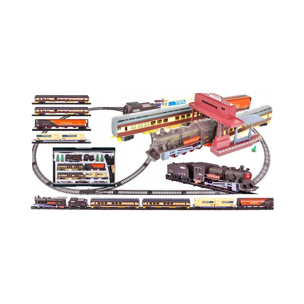 Pociąg Kolejka Elektryczna Fenfa Zestaw ciuchcia kolej A1