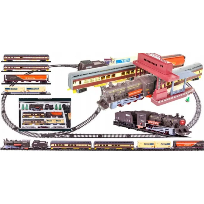 Zestaw kolejki Fenfa z realistycznymi akcesoriami