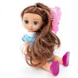 Lalka MAŁA DZIEWCZYNKA Kaibibi Brunetka 2 Sukienki A1