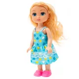 Lalka MAŁA DZIEWCZYNKA Kaibibi Blondynka 2 Sukienki A1