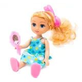 Lalka MAŁA DZIEWCZYNKA Kaibibi Blondynka 2 Sukienki A1