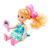 Lalka MAŁA DZIEWCZYNKA Kaibibi Blondynka 2 Sukienki A1