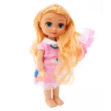 Lalka MAŁA DZIEWCZYNKA Kaibibi Blondynka 2 Sukienki A1