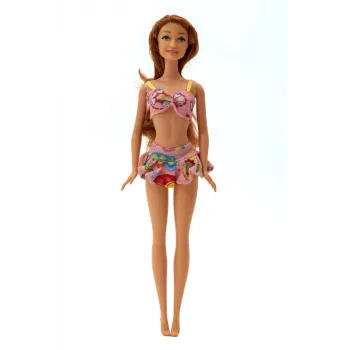 Lalka Kaibibi SPŁYW KAJAKOWY w kajaku łódce Brunetka A1