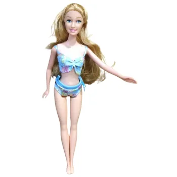 Lalka Kaibibi SPŁYW KAJAKOWY w kajaku łódce Blondynka A1