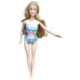 Lalka Kaibibi SPŁYW KAJAKOWY w kajaku łódce Blondynka A1