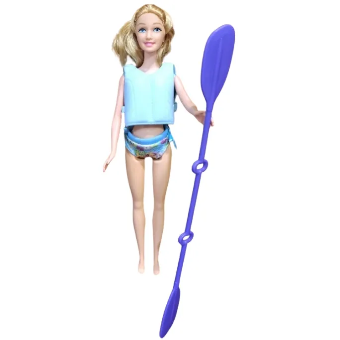 Akcesoria do lalki Kaibibi - wiosło i kapok