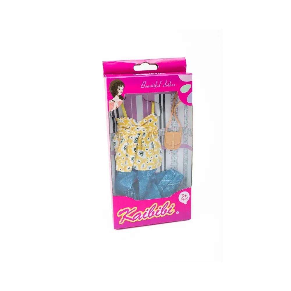 Ubranka dla Lalek SPODNIE BLUZKA TOREBKA Ciuchy A1