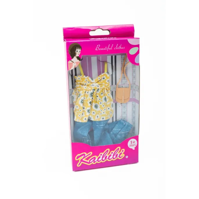 Stylowe akcesoria dla lalek - spodenki i torebka