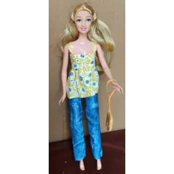 Ubranka dla Lalek SPODNIE BLUZKA TOREBKA Ciuchy A1