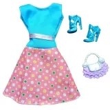 Ubranka dla Lalek SUKNIA BUTY TOREBKA sukienka A1