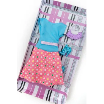 Ubranka dla Lalek SUKNIA BUTY TOREBKA sukienka A1