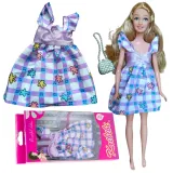 Ubranka dla Lalek SUKIENKA TOREBKA spódniczka Ciuchy A1