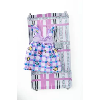 Ubranka dla Lalek SUKIENKA TOREBKA spódniczka Ciuchy A1