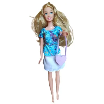 Ubranka dla Lalek SPÓDNICA BLUZKA TOREBKA spódniczka A1