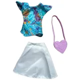 Ubranka dla Lalek SPÓDNICA BLUZKA TOREBKA spódniczka A1