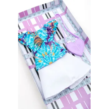 Ubranka dla Lalek SPÓDNICA BLUZKA TOREBKA spódniczka A1