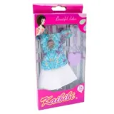 Ubranka dla Lalek SPÓDNICA BLUZKA TOREBKA spódniczka A1