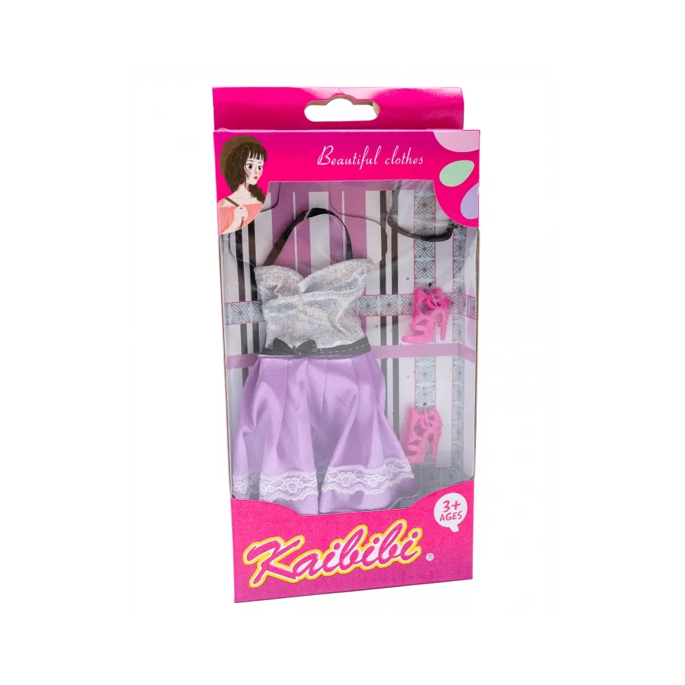 Ubranka dla Lalek SUKIENKA OKULARY BUTY spódniczka A1