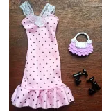 Ubranka dla Lalek SUKNIA TOREBKA BUTY sukienka Ciuchy A1