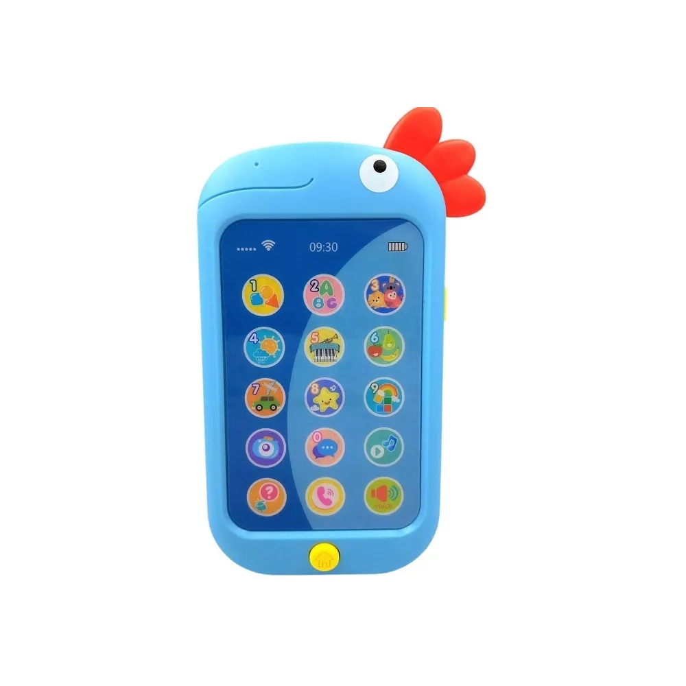 Edukacyjny Telefon Smartfon kogucik niebieskiCZ