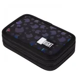 Piórnik dwupoziomowy z wyposażeniem Black cats PC-04 kotyG2