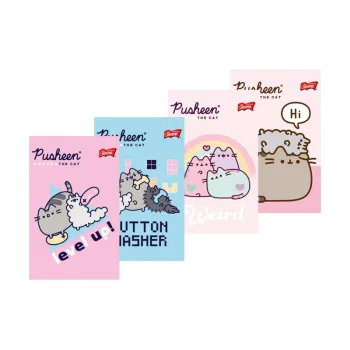 Notes notatnik A6 50 kartek kratka Kot Cat Pusheen