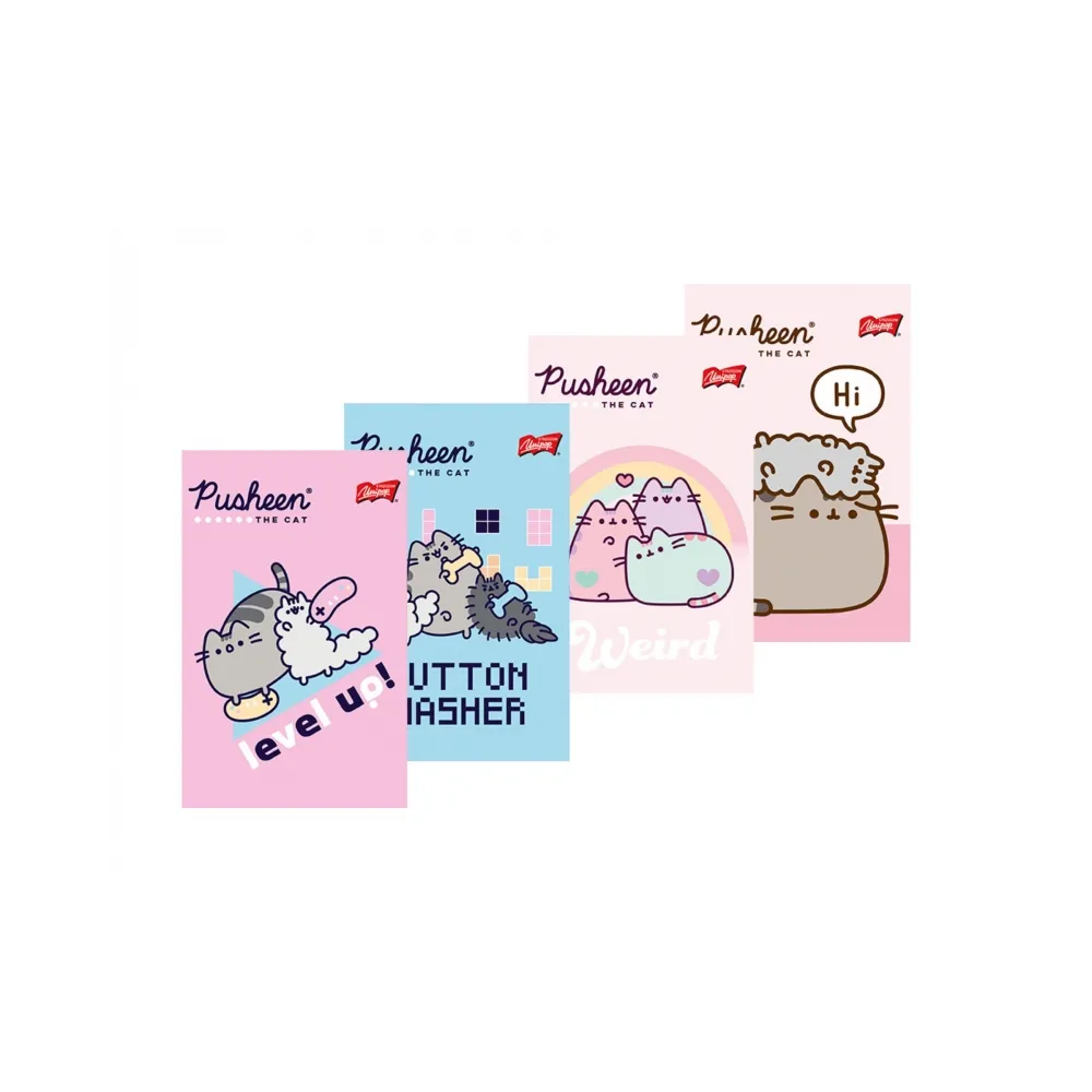 Notes notatnik A6 50 kartek kratka Kot Cat Pusheen