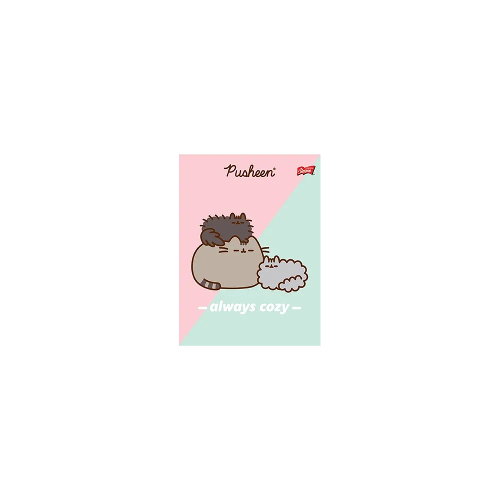 Zeszyt w kratkę A5 32 kartkowy Kotek Pusheen The Cat
