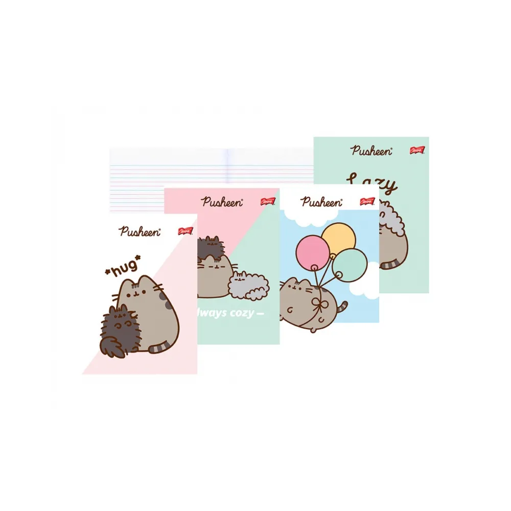 Zeszyt w trzy linie 32 kartkowy Kotek Pusheen The Cat