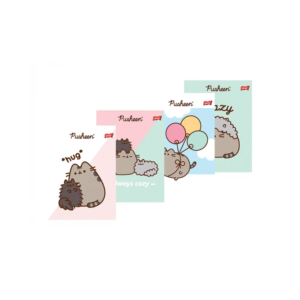 Zeszyt w trzy linie 32 kartkowy Kotek Pusheen The Cat