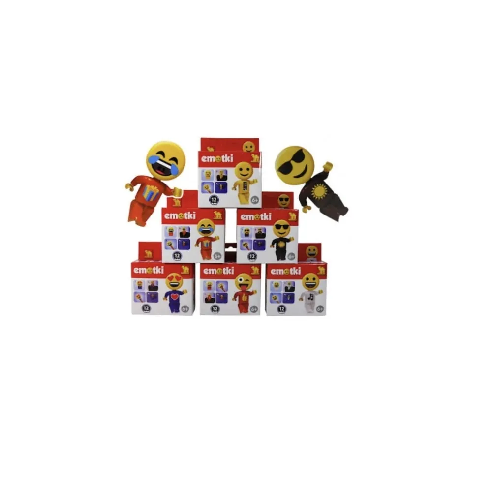 Figurka Ludzik Klocki Zabawka Emotki