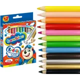 Kredki w oprawie drewnianej 12 kolorów Bambino G2