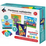 Mozaika z piankowymi elementami do wyklejania dla dzieci