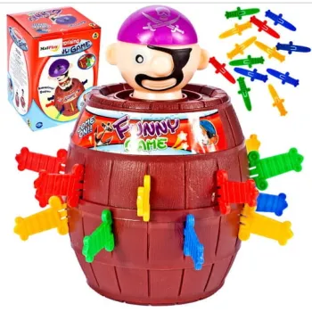 Gra Zręcznościowa Piracka Beczka Szalony Pirat G2