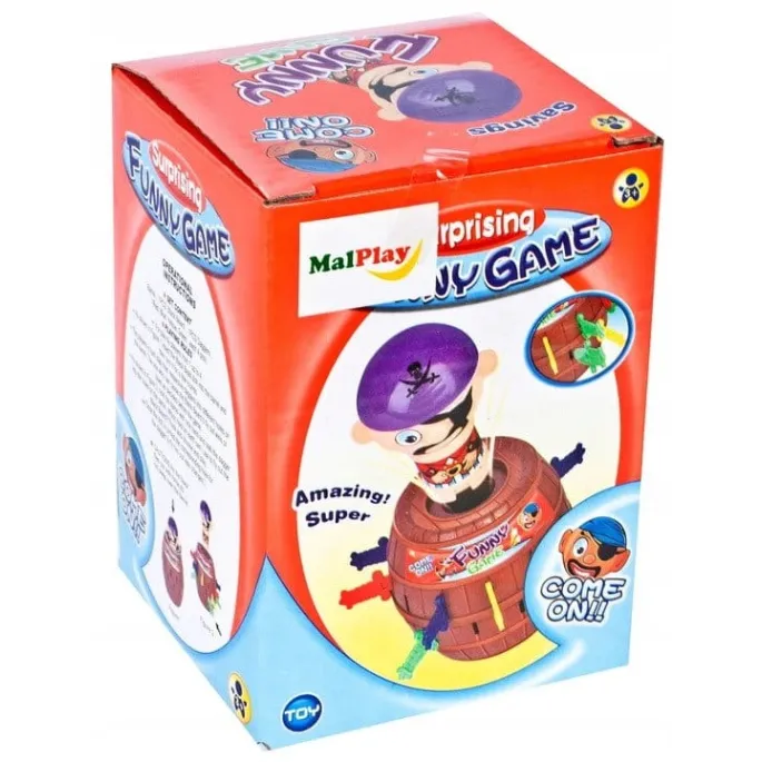 Zręcznościowa gra z piratem i szablami