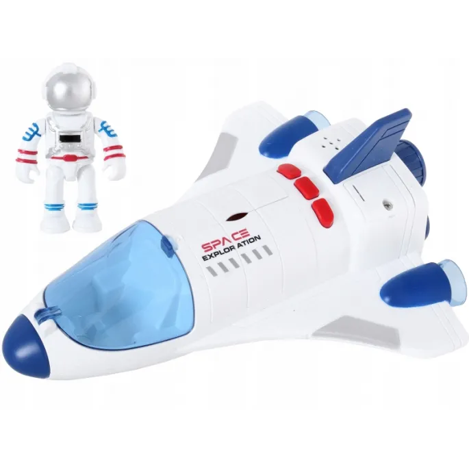 Interaktywna rakieta z figurką astronauty w zestawie