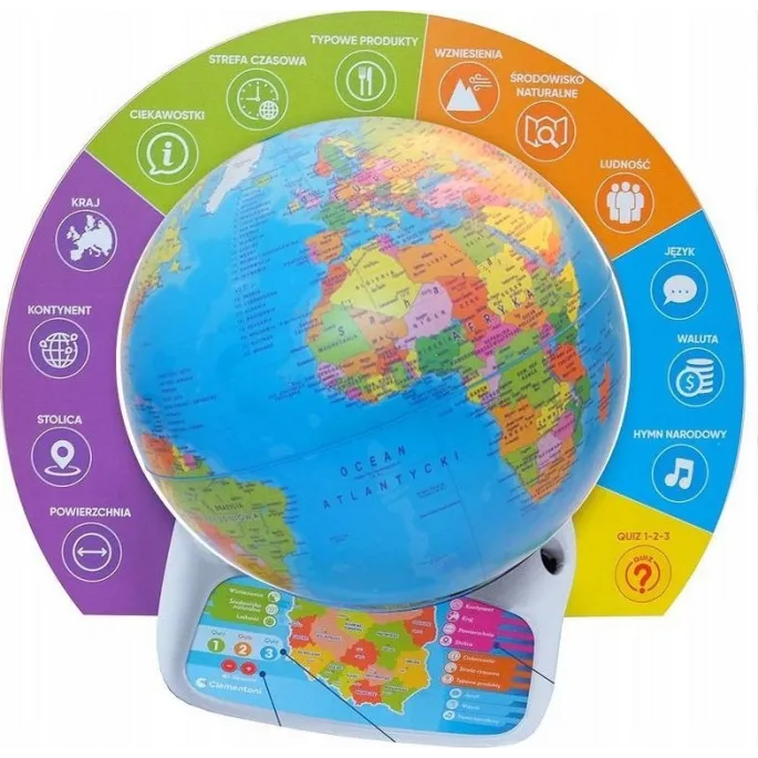 Odkrywanie kontynentów z Edu Globus G3