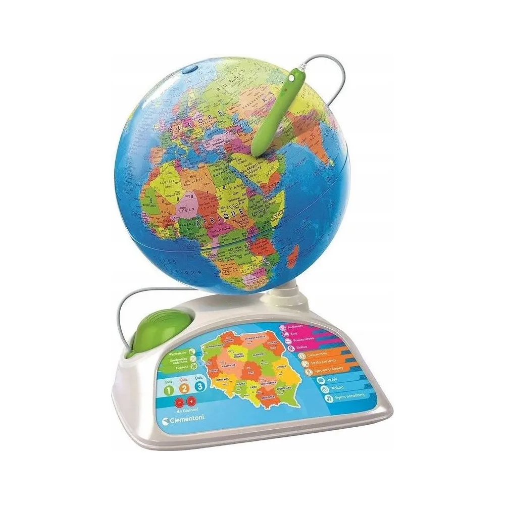 Gra i nauka z interaktywnym globusem