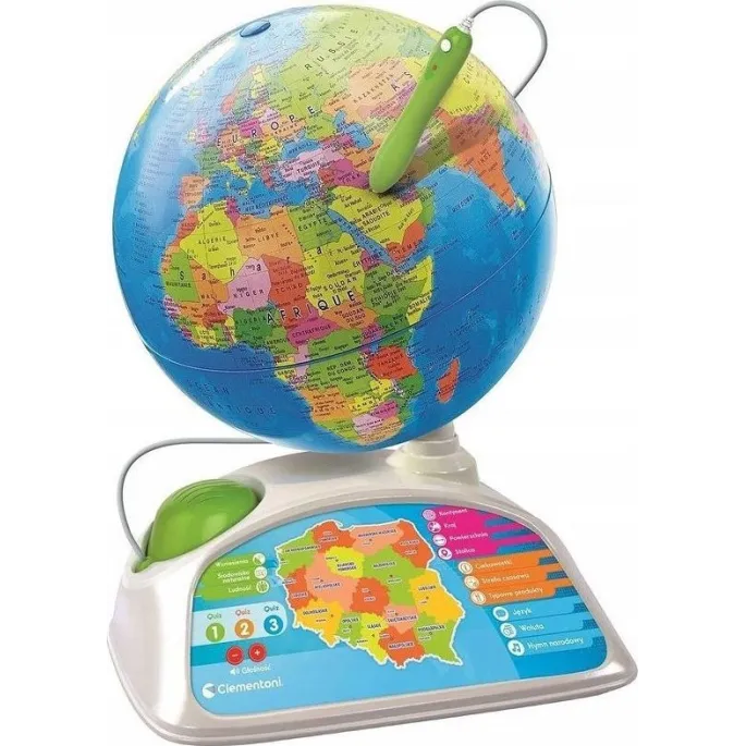 Gra i nauka z interaktywnym globusem