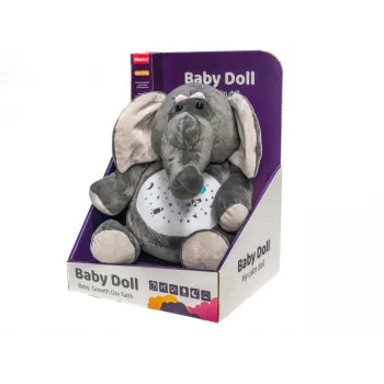 Słoń Projektor Usypiacz Muzyka Światło DźwiękCZ