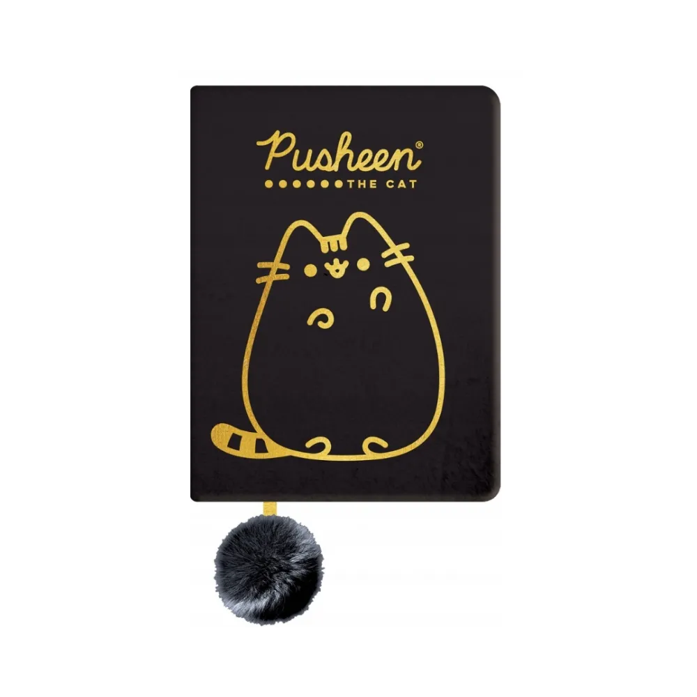 Pluszowy Pamiętnik Pusheen The Cat Gold Czarny G2