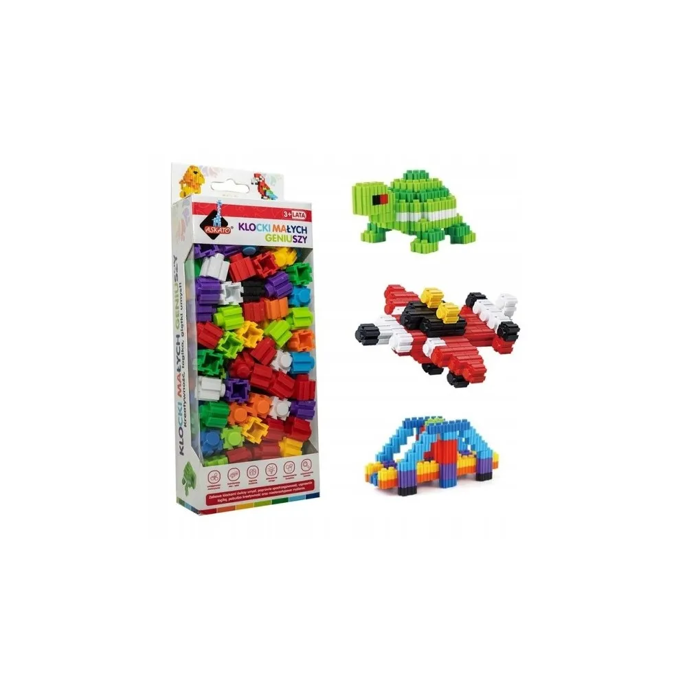Klocki Małych Geniuszy Konstrukcyjno Przestrzenne Askato G2