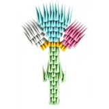 Klocki GAMI 250 sztuk Klocki Konstrukcyjne Origami G2