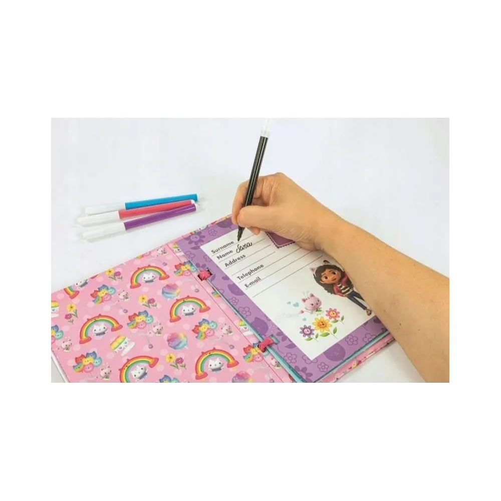 Zestaw do tworzenia pamiętnika z naklejkami i flamastrami