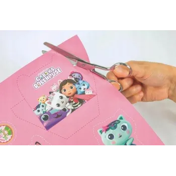 Plakat do wycięcia z Kocim Domkiem Gabi