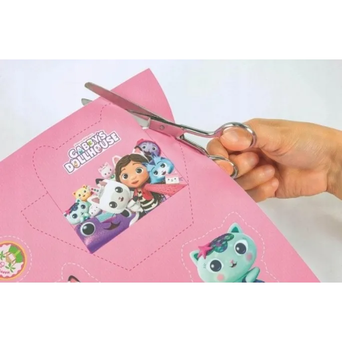 Plakat do wycięcia z Kocim Domkiem Gabi