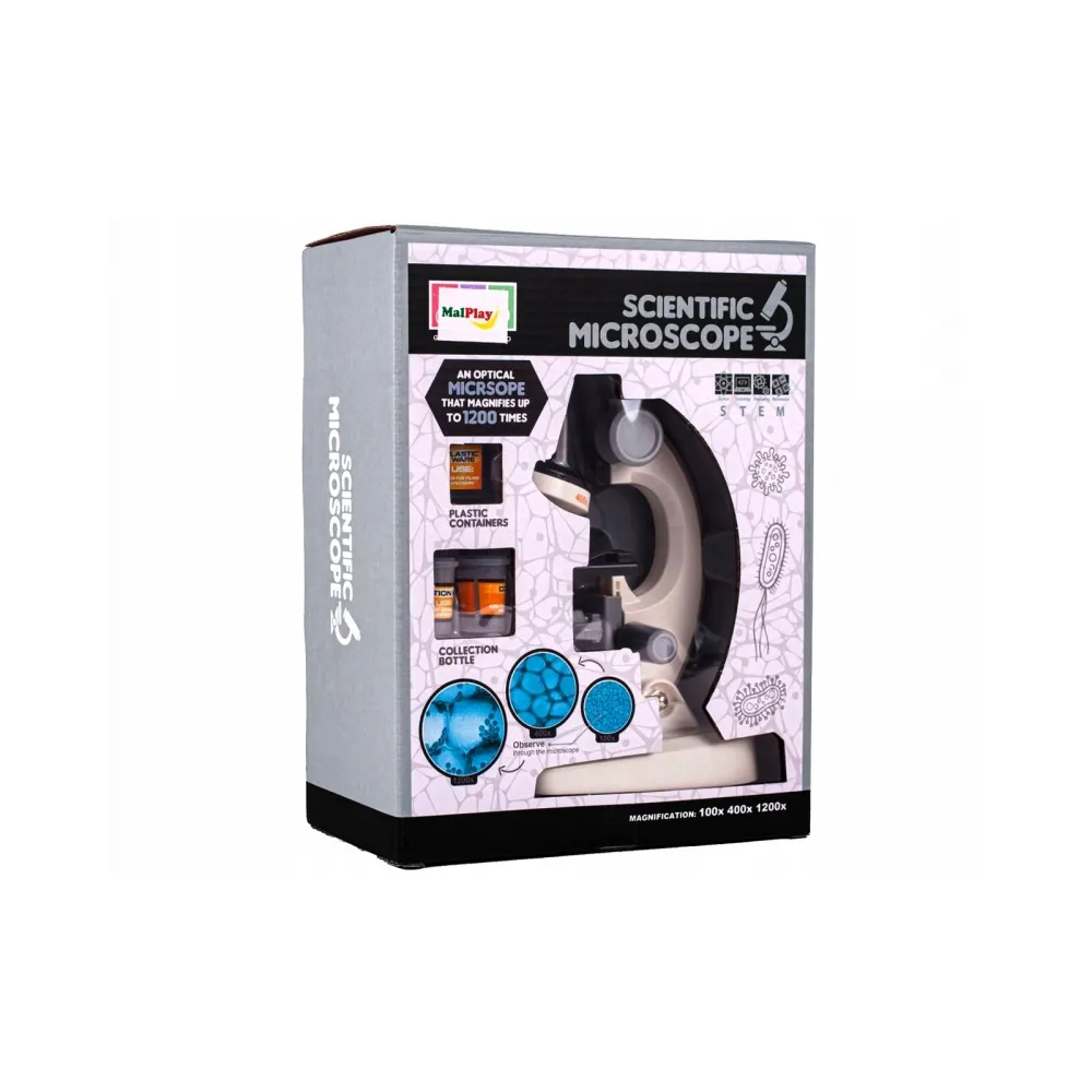 Mikroskop do zabawy z akcesoriami Scientific Microscope G2