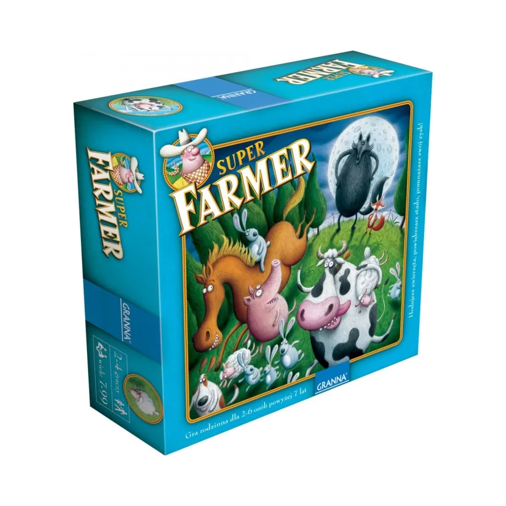 Gra Super Farmer De Lux Rodzinna gra planszowa G2